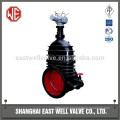 Stem gate valve wedge type